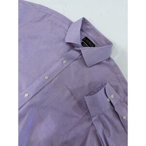 Lauren Ralph Lauren Mens Dress Shirt 17 34/35 Purple Lilac Non Iron Classic Fit